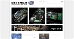 Desktop Screenshot of bittner-audio.com